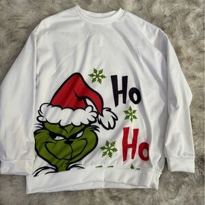 White Grinch Christmas Sweater